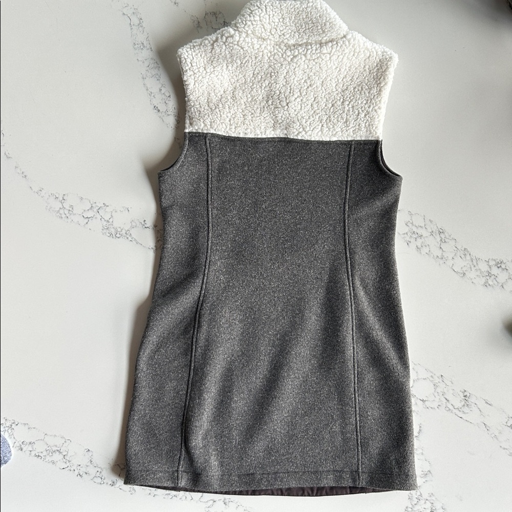 Title nine Callitrix Fleece vest dress - Picture 3 of 9